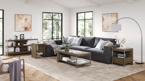 Baxton - Square End Table - Sienna Ridge - Premium End Tables from Magnussen Furniture - Just $369! Shop now at brett interiors