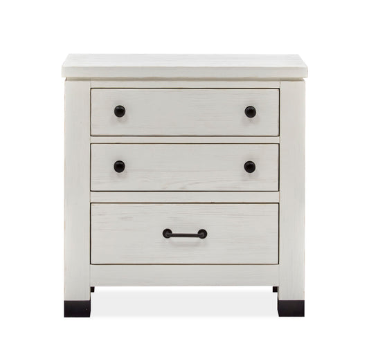 Harper Springs - Drawer Nightstand - Silo White - Premium Accent Nightstands from Magnussen Furniture - Just $639! Shop now at brett interiors