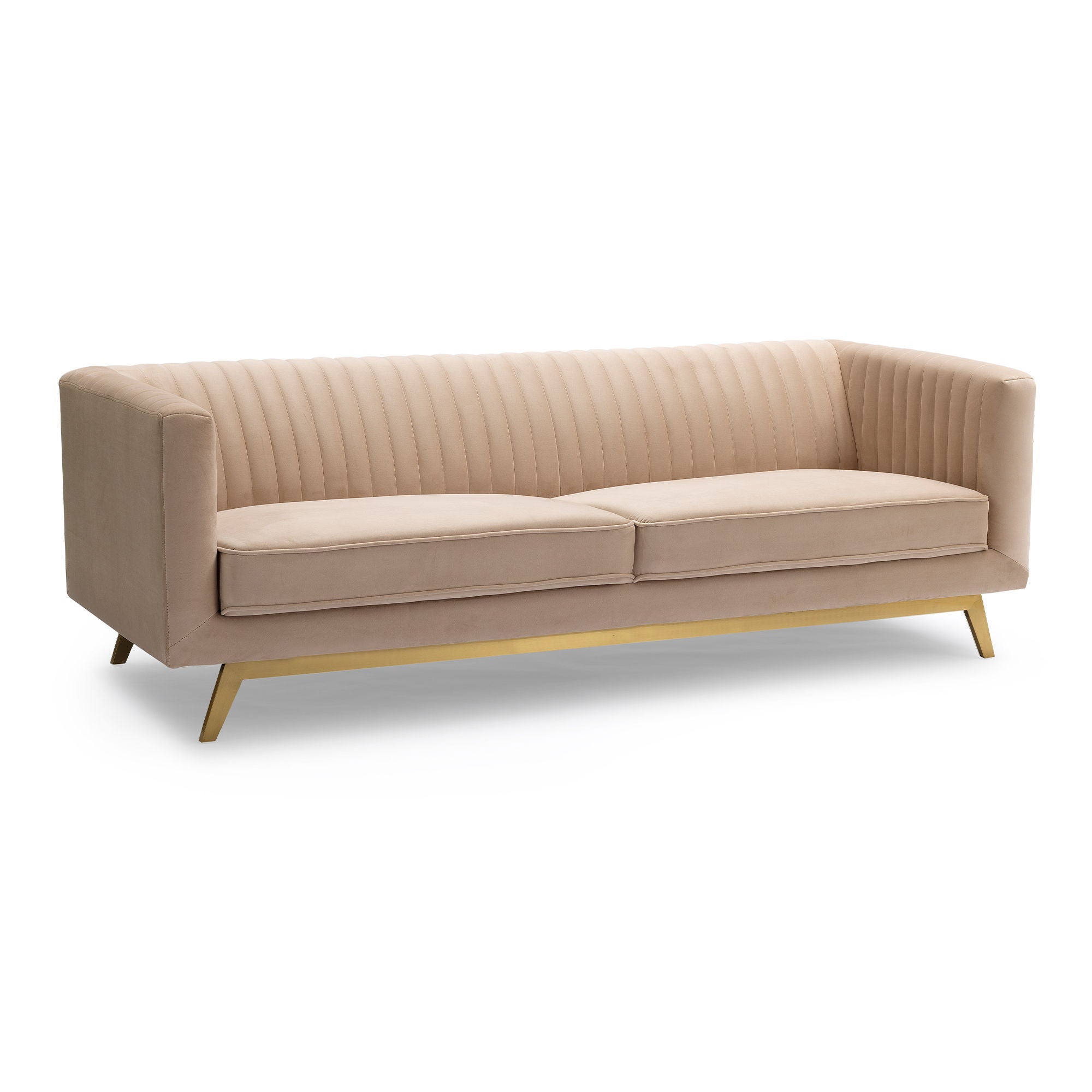 Liv - Modern Velvet Sofa - Premium Stationary Sofas from Armen Living - Just $1432.50! Shop now at brett interiors