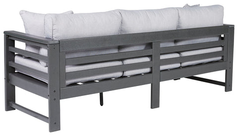 Amora - Charcoal Gray - Sofa With Cushion - Premium Sofas from Signature Design by Ashley® - Just $1348.13! Shop now at brett interiors