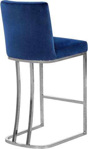 Heidi - Stool with Chrome Legs - Premium Adjustable Height from Meridian Furniture - Just $312.50! Shop now at brett interiors