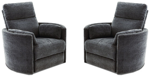 Radius - Power Swivel Glider Recliner (Set of 2) - Premium Chair Sets from Parker Living - Just $1745! Shop now at brett interiors