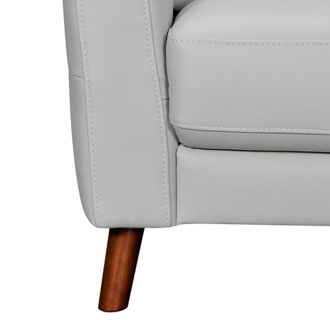 Almafi - 82" Leather Sofa - Premium Stationary Sofas from Armen Living - Just $3010! Shop now at brett interiors