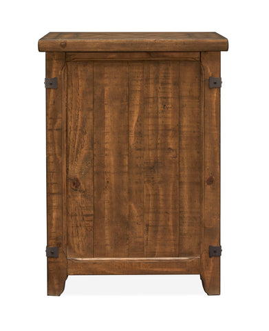 Chesterfield - Chairside End Table - Farmhouse Timber - Premium Chair Side Tables from Magnussen Furniture - Just $625! Shop now at brett interiors