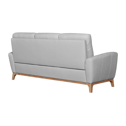 Greyson - 83" Leather Sofa - Premium Stationary Sofas from Armen Living - Just $3270! Shop now at brett interiors