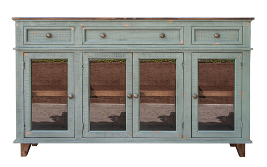 Toscana - Console / TV Stand / Buffet - Sage Green - Premium TV Stands from International Furniture Direct - Just $1187.50! Shop now at brett interiors