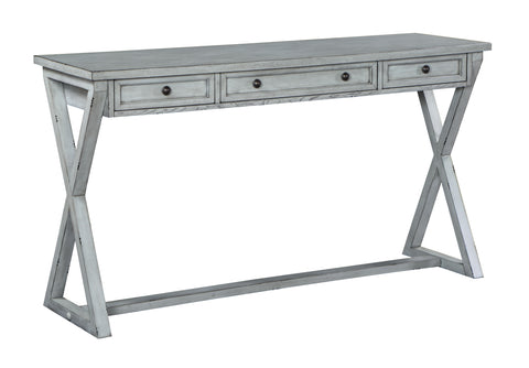 Keats - Three Drawer Console - Stephanie Soft Gray - Premium Console Tables from Coast2Coast Home - Just $2310! Shop now at brett interiors