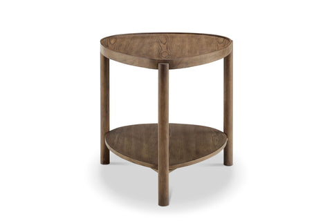 Hadleigh - Shaped Accent End Table - Honey - Premium End Tables from Magnussen Furniture - Just $375! Shop now at brett interiors