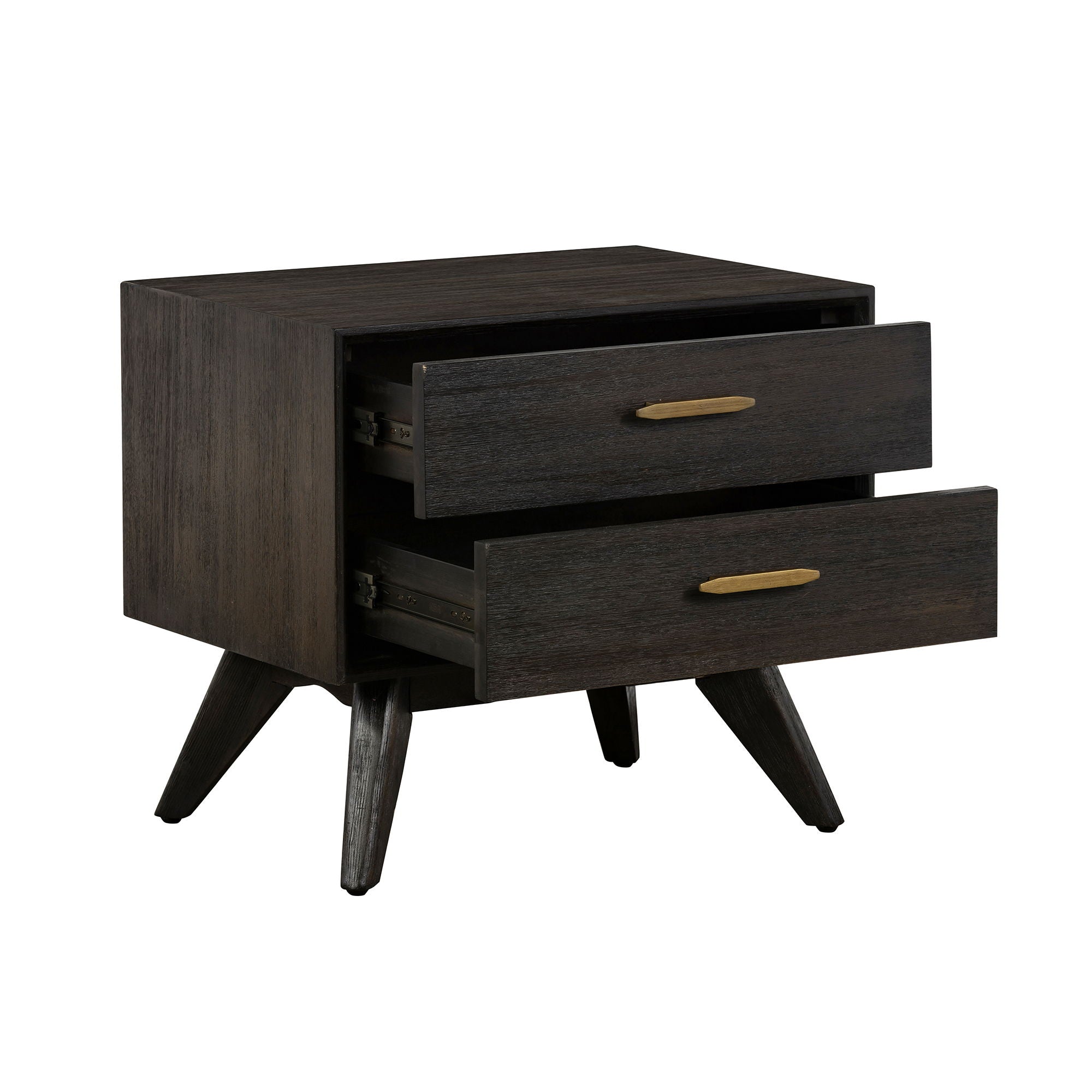 Baly - Acacia Mid-Century Night Stand - Premium Accent Nightstands from Armen Living - Just $440! Shop now at brett interiors