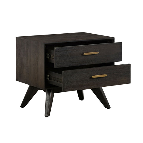 Baly - Acacia Mid-Century Night Stand - Premium Accent Nightstands from Armen Living - Just $440! Shop now at brett interiors