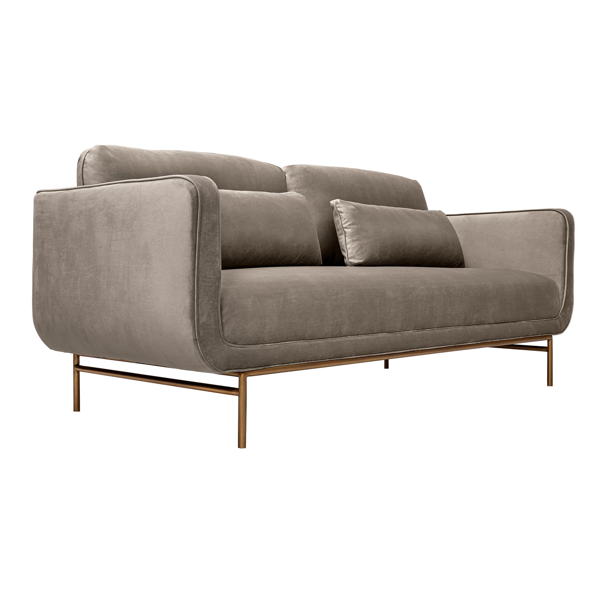 Lilou - 77" Fabric Sofa - Premium Stationary Sofas from Armen Living - Just $2190! Shop now at brett interiors