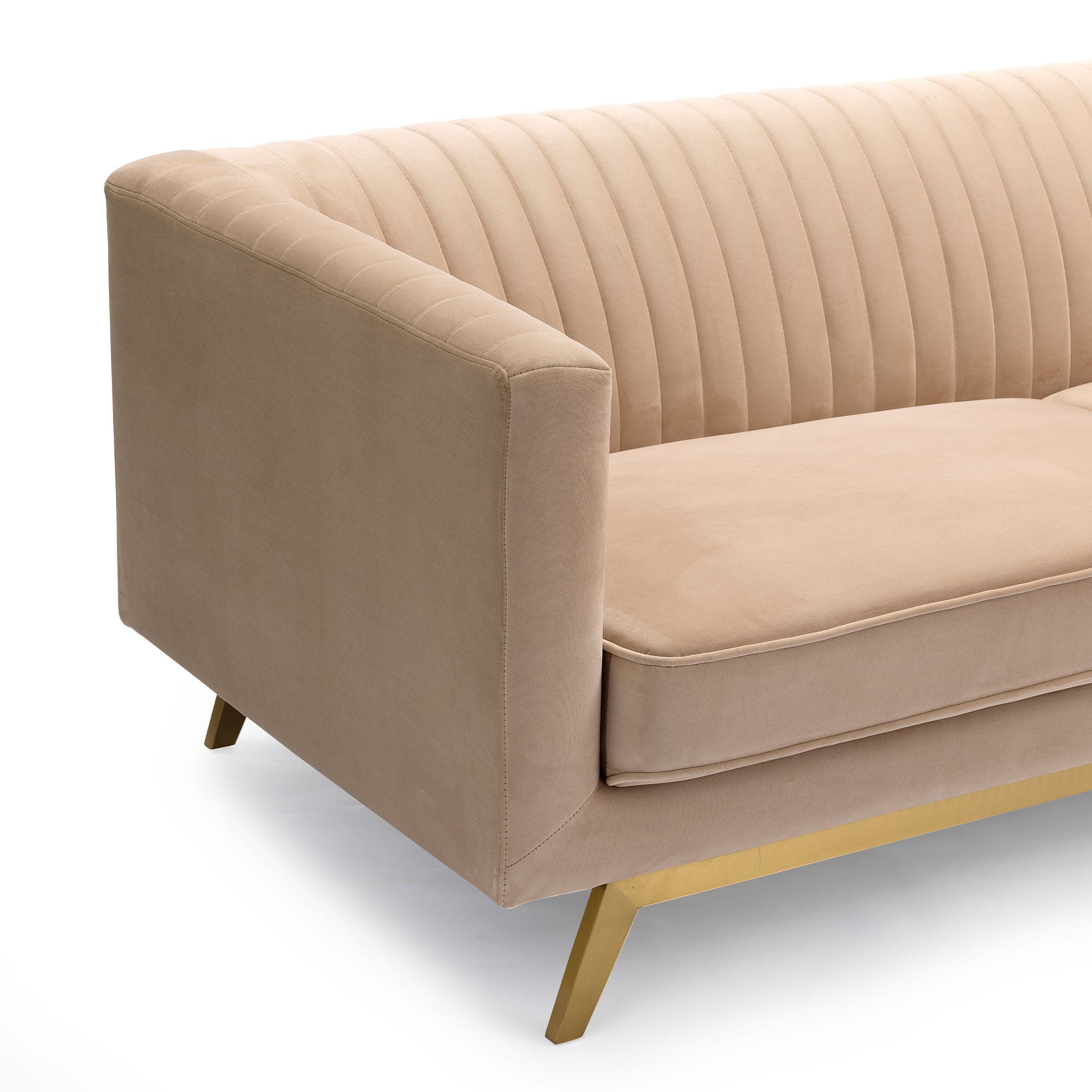 Liv - Modern Velvet Sofa - Premium Stationary Sofas from Armen Living - Just $1432.50! Shop now at brett interiors