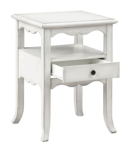 Ovid - One Drawer Accent Table - Burnished White - Premium Accent Tables from Coast2Coast Home - Just $1237.50! Shop now at brett interiors