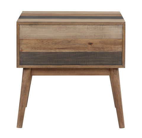 Wellington - One Drawer End Table - Browns / Black - Premium End Tables from Coast2Coast Home - Just $1237.50! Shop now at brett interiors