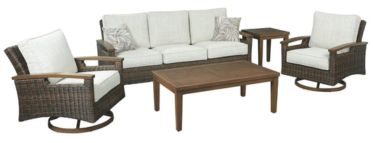 Paradise - Medium Brown - Sofa With Cushion - Premium Sofas from Ashley Furniture - Just $1863.13! Shop now at brett interiors