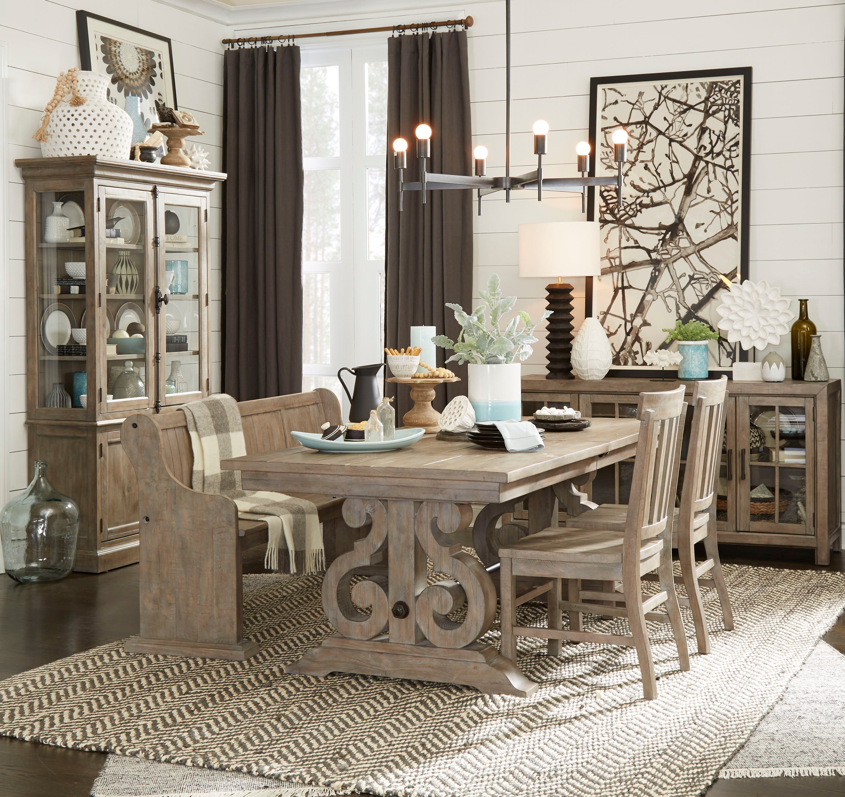 Tinley Park - Rectangular Dining Table - Dove Tail Grey - Premium Dining Tables from Magnussen Furniture - Just $1978! Shop now at brett interiors
