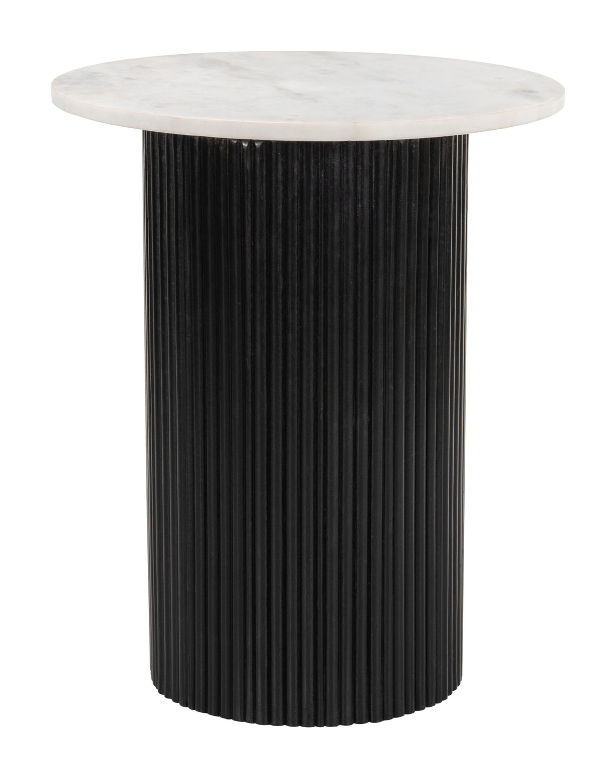 Izola - Side Table - White / Black - Premium Side Tables from Zuo Modern - Just $750! Shop now at brett interiors