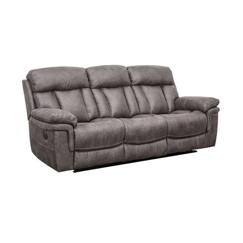 Estelle - Power Reclining Sofa - Gunmetal - Premium Reclining Sofas from Armen Living - Just $2057.50! Shop now at brett interiors