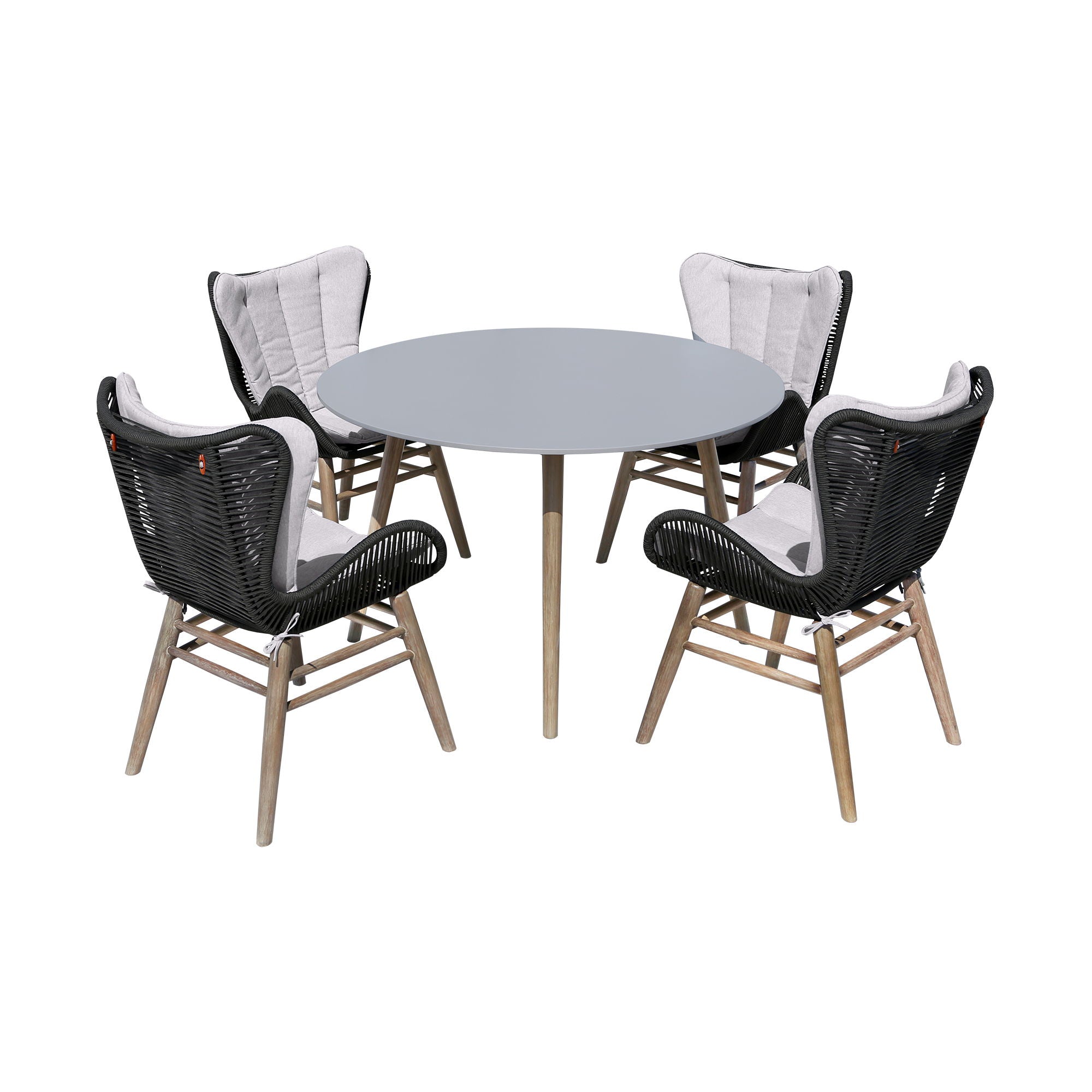 Kylie And Mateo - Outdoor Patio Dining Set - Premium 5 Piece Outdoor Sets from Armen Living - Just $3672.50! Shop now at brett interiors