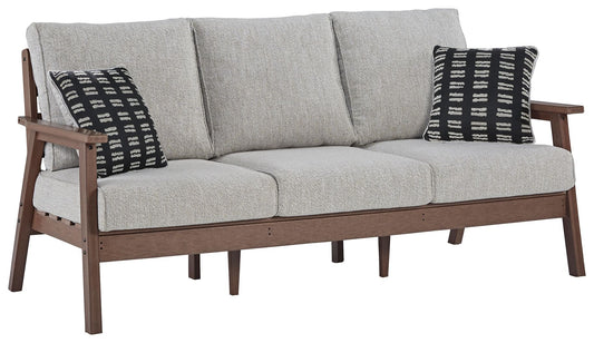 Emmeline - Brown / Beige - Sofa With Cushion - Premium Sofas from Signature Design by Ashley® - Just $1670.63! Shop now at brett interiors