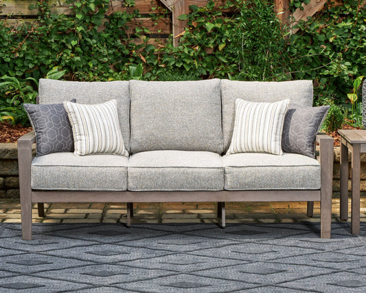Hillside Barn - Gray / Brown - Sofa With Cushion - Premium Sofas from Signature Design by Ashley® - Just $2378.13! Shop now at brett interiors