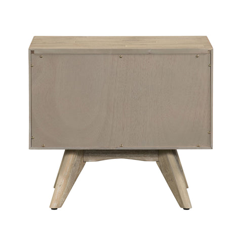 Baly - Acacia Mid-Century Night Stand - Premium Accent Nightstands from Armen Living - Just $440! Shop now at brett interiors
