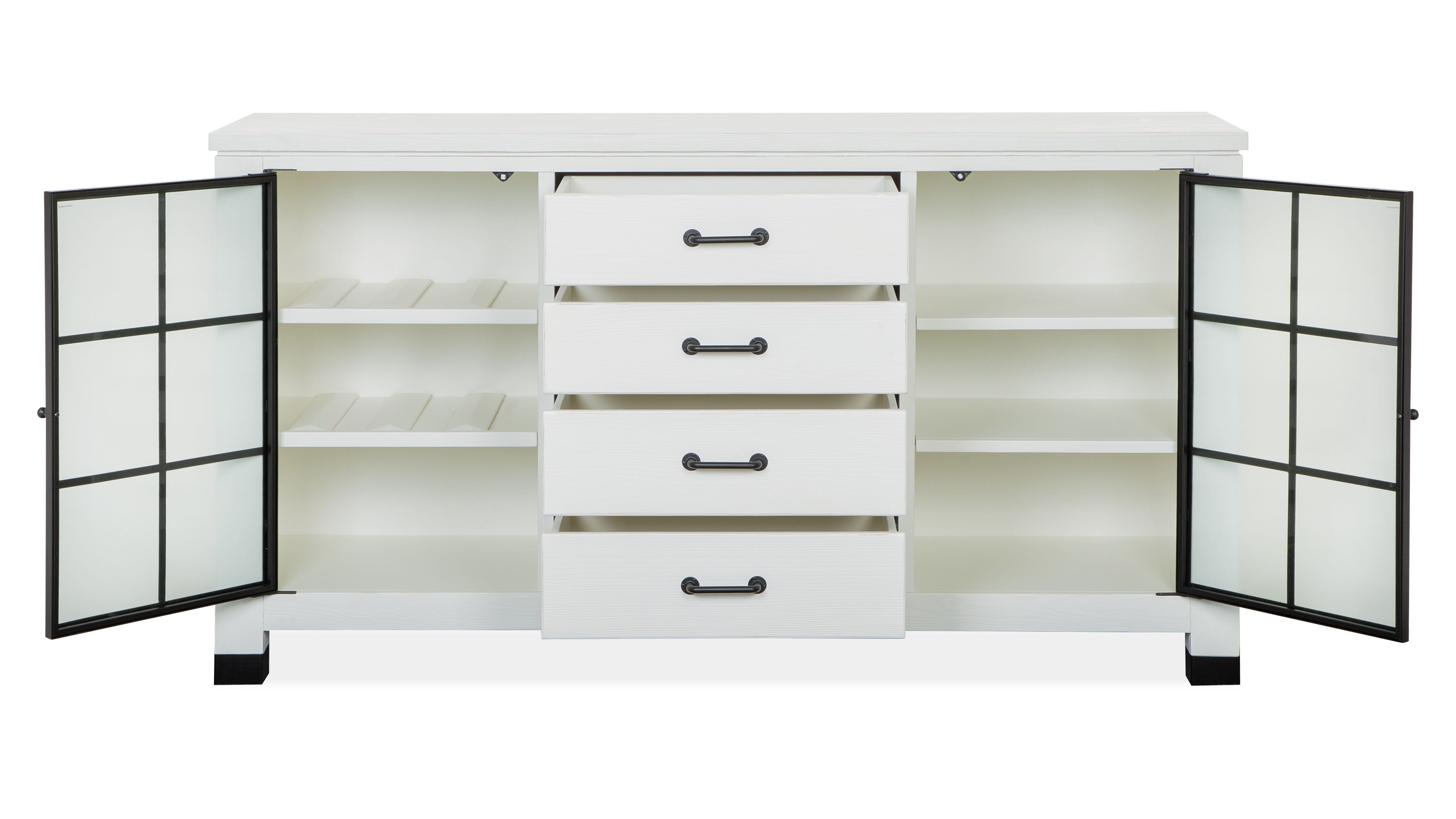 Harper Springs - Buffet - Silo White - Premium Buffets from Magnussen Furniture - Just $1619! Shop now at brett interiors
