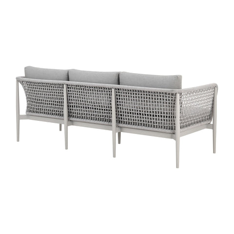 Rhodes - Outdoor Patio 4 Piece Conversation Set - Gray - Premium 4 Piece Outdoor Sets from Armen Living - Just $5525! Shop now at brett interiors