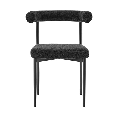 Shannon - Dining Chair (Set of 2) - Black Legs - Premium Chair Sets from Armen Living - Just $700! Shop now at brett interiors