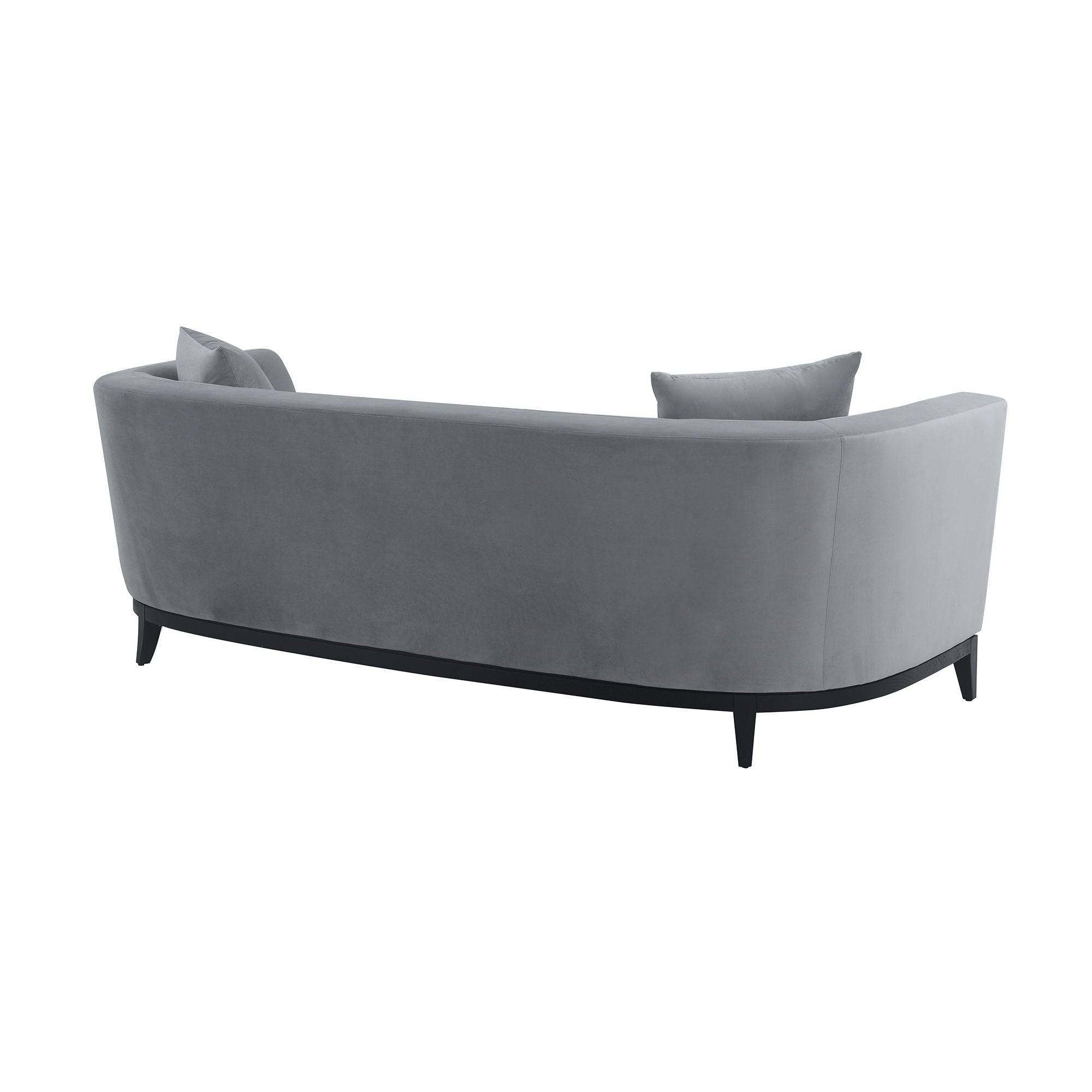 Melange - Velvet Upholstered Sofa - Premium Stationary Sofas from Armen Living - Just $2590! Shop now at brett interiors