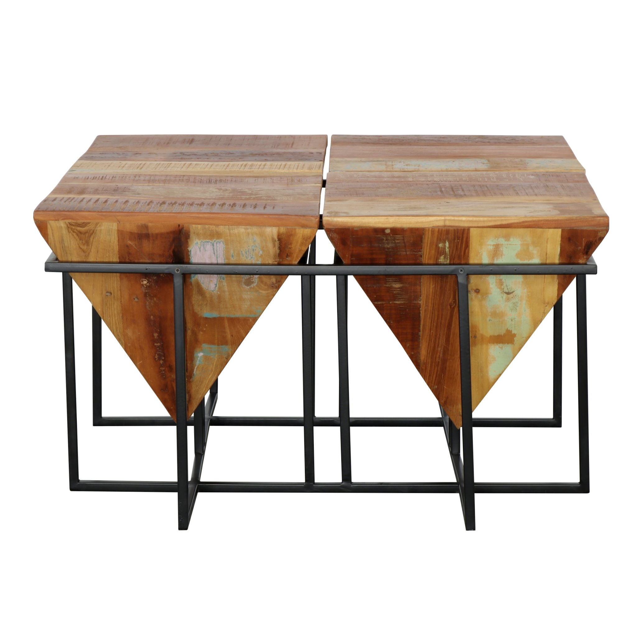 Vintage Peaks - Square Pyramid Cocktail Table - Trippton Multi - Premium Cocktail Tables from Coast2Coast Home - Just $2310! Shop now at brett interiors