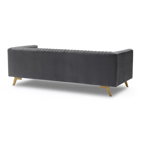 Liv - Modern Velvet Sofa - Premium Stationary Sofas from Armen Living - Just $1432.50! Shop now at brett interiors