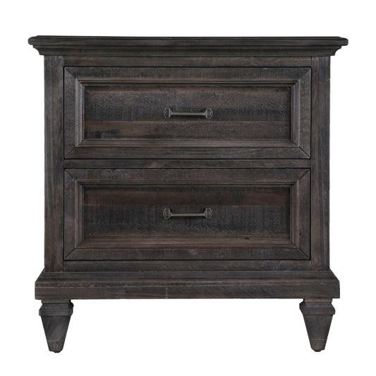 Calistoga - Nightstand In Weathered Charcoal - Weathered Charcoal - Premium Accent Nightstands from Magnussen Furniture - Just $659! Shop now at brett interiors