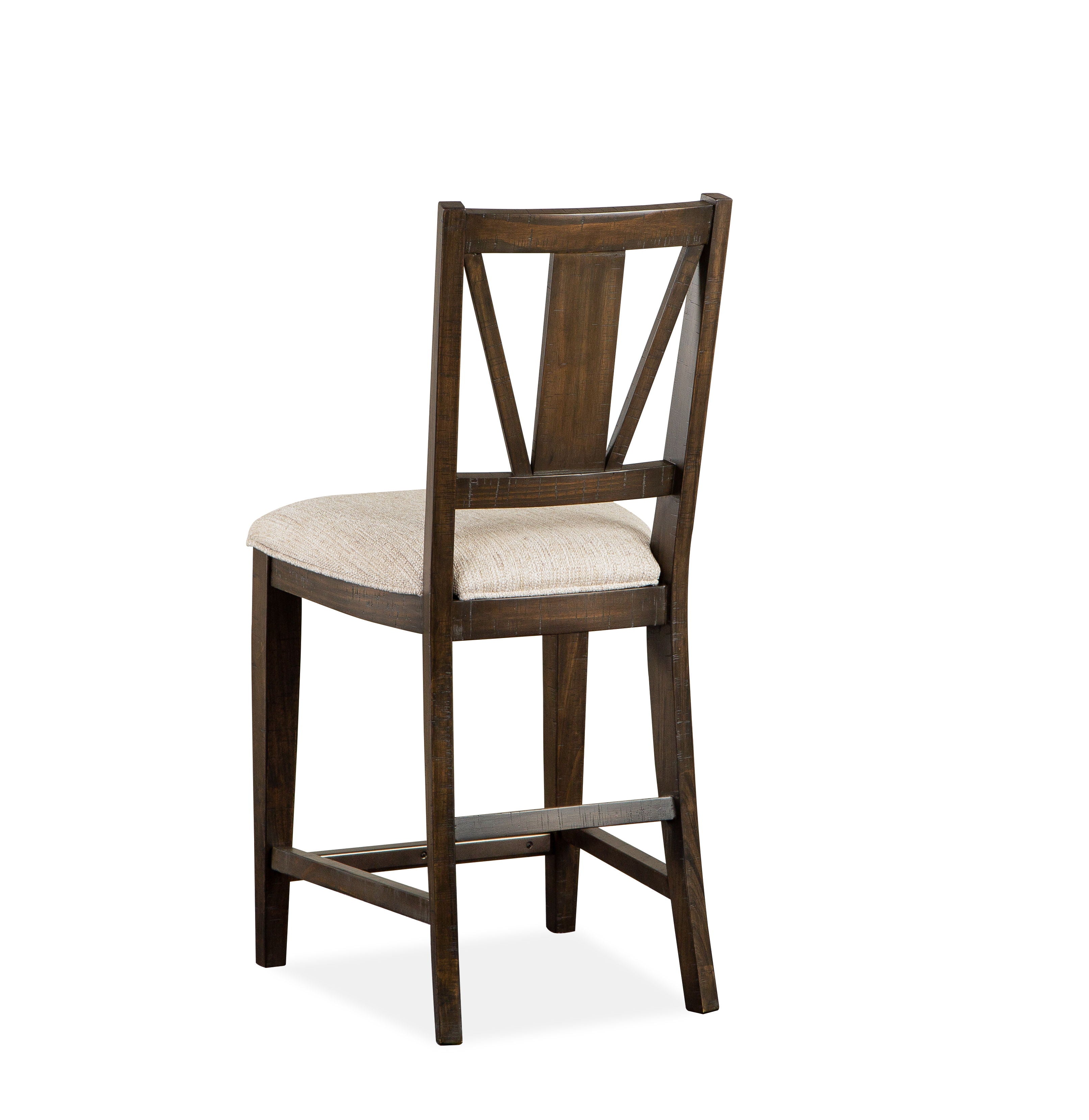 Westley Falls - Counter Chair With Upholstered Seat (Set of 2) - Graphite - Premium Chair Sets from Magnussen Furniture - Just $605! Shop now at brett interiors