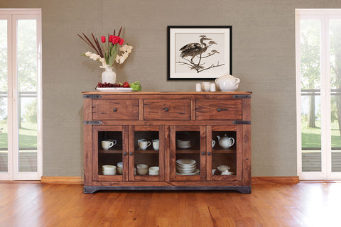 Parota - Console - Cinnamon Brown - Premium TV Stands from International Furniture Direct - Just $1430! Shop now at brett interiors