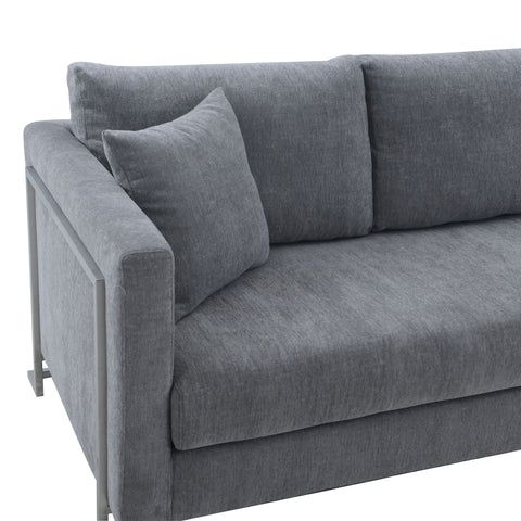 Heritage - Upholstered Sofa - Premium Stationary Sofas from Armen Living - Just $2082.50! Shop now at brett interiors