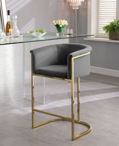 Donatella - Stool - Premium Adjustable Height from Meridian Furniture - Just $537.50! Shop now at brett interiors