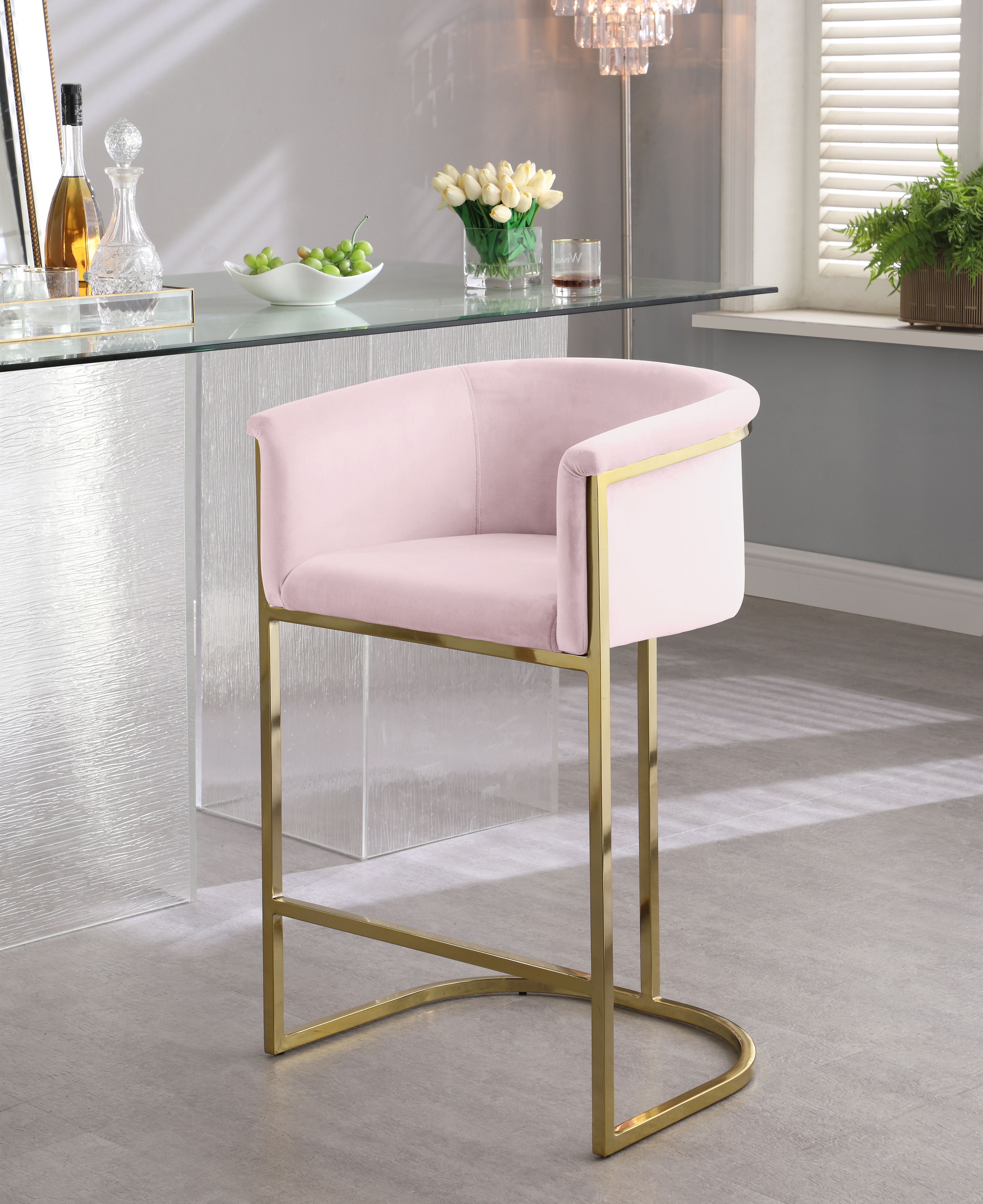 Donatella - Stool - Premium Adjustable Height from Meridian Furniture - Just $537.50! Shop now at brett interiors