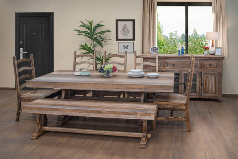 Marquez - Chair Solid Wood (Set of 2) - Two Tone Light Brown - Premium Chair Sets from International Furniture Direct - Just $580! Shop now at brett interiors