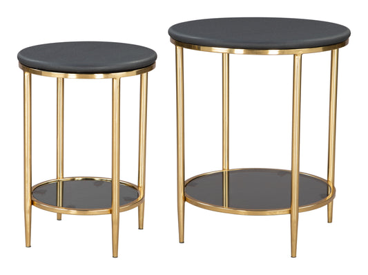 Koper - Coffee Table Set - Black - Premium Table Sets from Zuo Modern - Just $925! Shop now at brett interiors