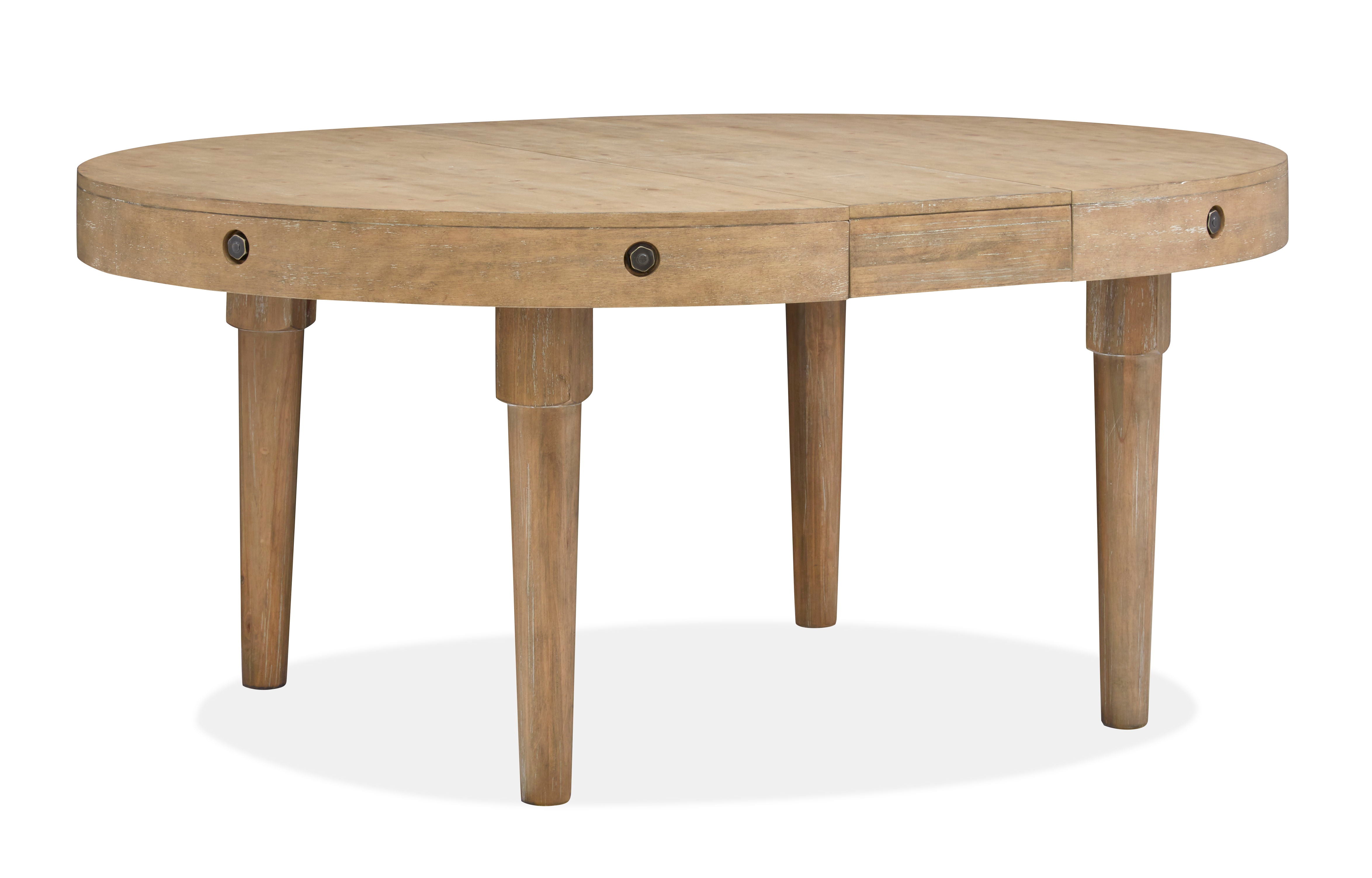 Lynnfield - Round Dining Table - Weathered Fawn - Premium Dining Tables from Magnussen Furniture - Just $1189! Shop now at brett interiors