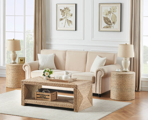 Cayman - Cocktail Table - Natural - Premium Cocktail Tables from Coast2Coast Home - Just $1402.50! Shop now at brett interiors