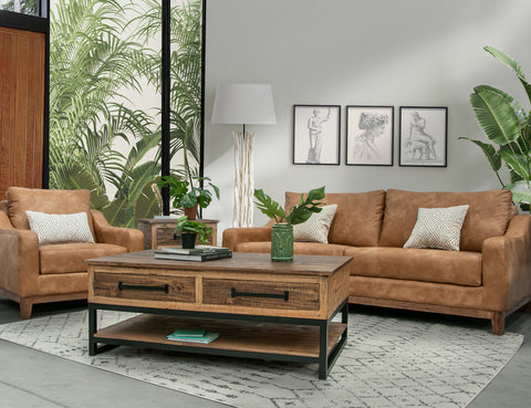 Olivo - Comfort Sofa - Chocolate Brown - Premium Stationary Sofas from International Furniture Direct - Just $1450! Shop now at brett interiors