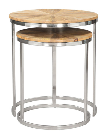 Bari - Coffee Table Set - Natural - Premium Nesting Tables from Zuo Modern - Just $750! Shop now at brett interiors