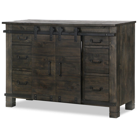 Abington - Media Chest - Weathered Charcoal - Premium Media Chests from Magnussen Furniture - Just $1632.50! Shop now at brett interiors