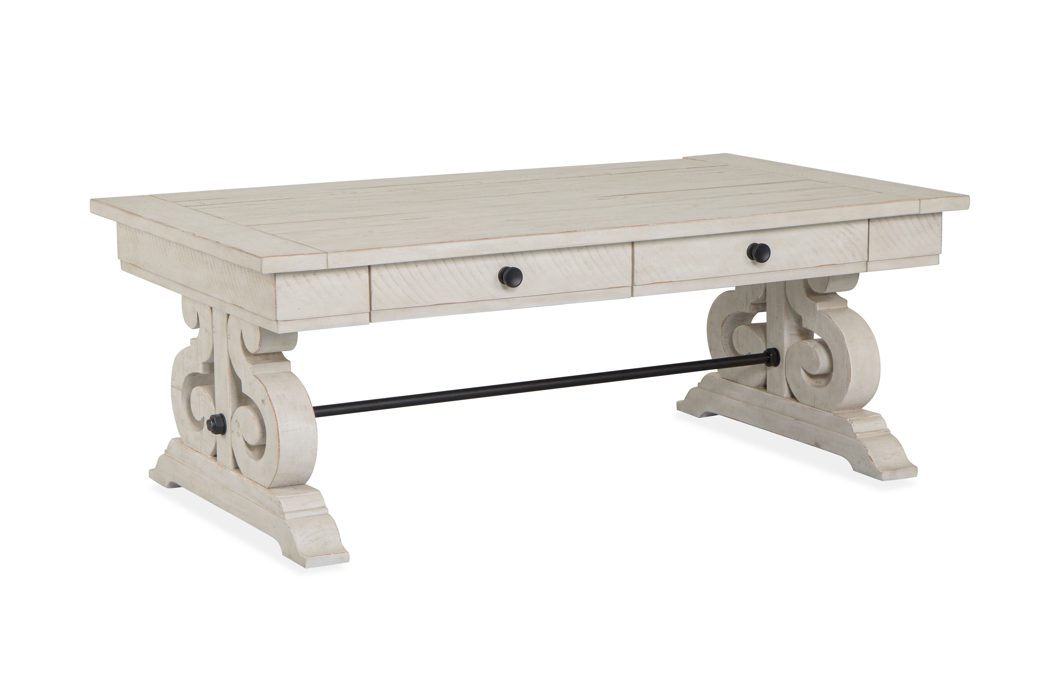 Bronwyn - Rectangular Cocktail Table - Alabaster - Premium Cocktail Tables from Magnussen Furniture - Just $799! Shop now at brett interiors
