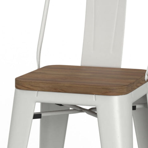 Rayne - 24" Metal / Wood Counter Height Stool - Premium Stool Sets from Simpli Home - Just $182! Shop now at brett interiors