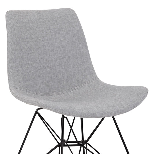Palmetto - Contemporary Dining Chair - Gray / Black - Premium Counter Chairs from Armen Living - Just $180! Shop now at brett interiors