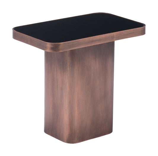 Marcos - Side Table - Black / Antique Bronze - Premium Side Tables from Zuo Modern - Just $425! Shop now at brett interiors