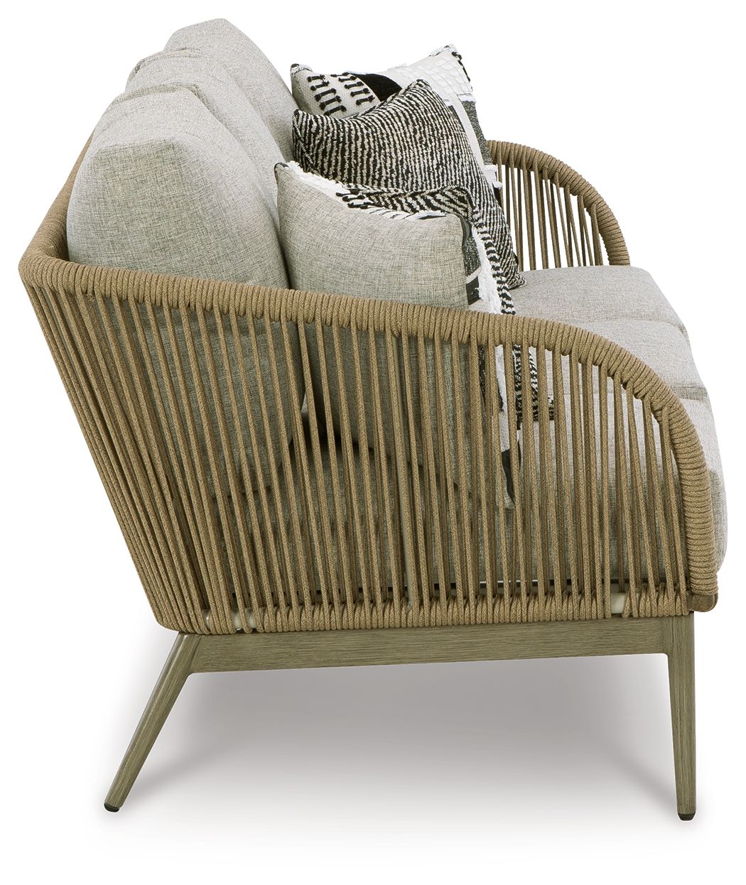 Swiss Valley - Beige - Sofa With Cushion - Premium Sofas from Signature Design by Ashley® - Just $1400.63! Shop now at brett interiors